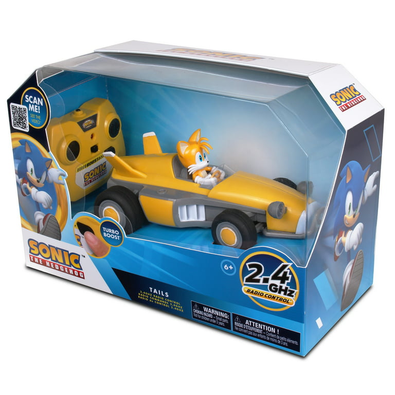 Team Sonic Racing RC: Tails The Fox - NKOK (603), 2.4GHz RC Car With Turbo  Boost, Officially Licensed Sega Sonic The Hedgehog, Battery Powered,  Transmit Up To 150', Ages 6+ 