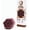 Earth Dahlia, variant on Dr.WOW Scrub Flower - Smart Texture-Changing Sponges, 3-Pack Color Coded Cleaning Set