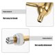 thumbnail image 3 of BESTYASH Torneira De Para De Jugos Compatible Con Agujeros 12-15 Mm Dorado, 3 of 8