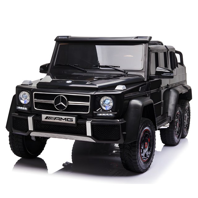 Licensed Mercedes-Benz AMG G63 6-Wheel 24V Deluxe Two-Seater Kids Ride-On Car with Remote Control