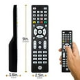 thumbnail image 5 of GE 4-Device Backlit Universal Remote TV Control in Brushed Black,  48843, 5 of 11