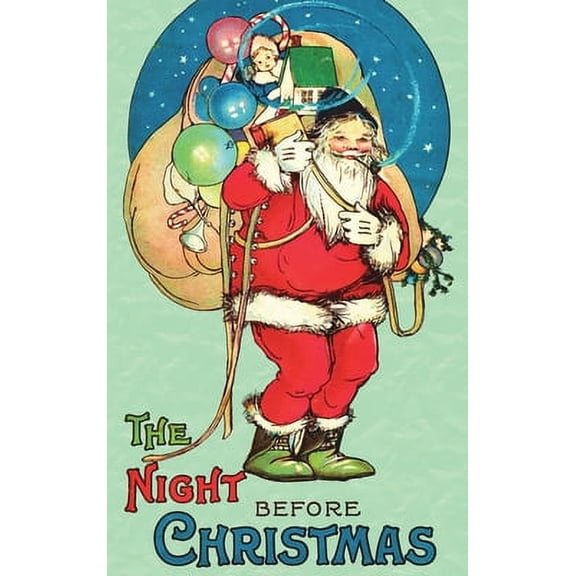 The Night Before Christmas: Uncensored 1917 Classic Color Edition (Hardcover) by Clement C Moore