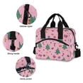 thumbnail image 5 of Lunch Bag Portable Crossbody Meal Bag Cooler Bag Insulated Lunch Bag Food Bag Handheld & Crossbody Design Christmas Tree Seamless Cute, 5 of 6