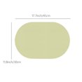thumbnail image 3 of Ycandiee Oval Silicone Placemats, Dining Table Placemats. Heat-Resistant and Easy to Clean Siliconty Mats, Non-Slip Silicone Placemats for Dining Table, 3 of 6