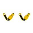 thumbnail image 4 of Scienceny magnética con kit de imanes fuertes Unisex Tuerca Clavos Reparación Asistente Organizador Cinturón Tornillo Titular Padre Amarillo Amarillo 2Conjunto, 4 of 6