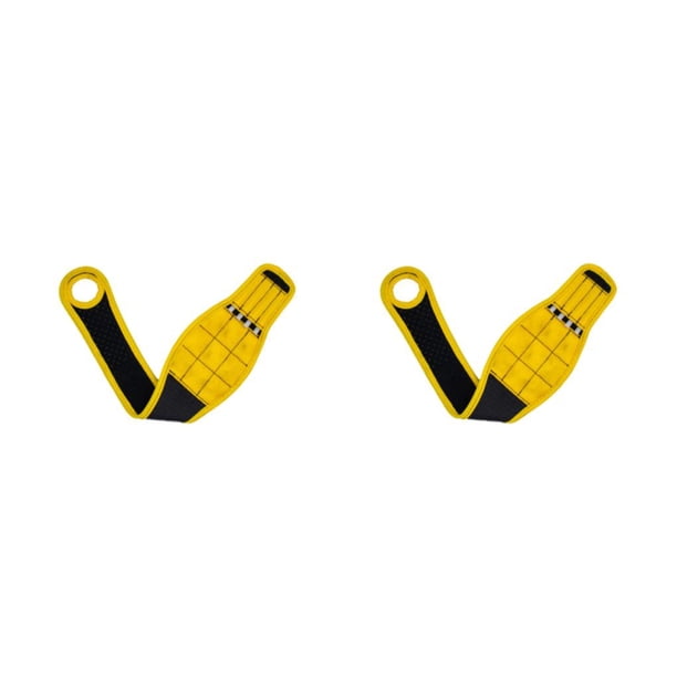 Kenally magnética Unisex tuerca reparación de uñas organizador cinturón tornillo titular almacenamiento para padre electricista presente Amarillo 2Conjunto