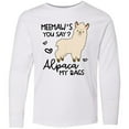 thumbnail image 3 of Inktastic Meemaw's You Say Alpaca My Bags Long Sleeve Youth T-Shirt, 3 of 5