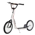 thumbnail image 1 of Adjustable Height Kids Scooter - 16” Inflatable Wheel, White Steel Frame - Outdoor Ride-On Toy for Ages 5+ - Smooth & Stable Design, 1 of 7