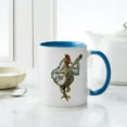 thumbnail image 4 of CafePress - Banjo Chicken Mugs - 11 oz Ceramic Mug - Novelty Coffee Tea Cup, 4 of 4