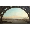 thumbnail image 2 of Canaletto "London seen through an arch of Westminster Bridge" (1747) Glossy Poster (14.5"x24), 2 of 2