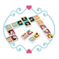thumbnail image 4 of DominÃ³ Disney para NiÃ±os en Caja MetÃ¡lica de Princesas, 4 of 4