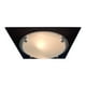 thumbnail image 2 of Lampara De Techo Luz Ideal, Plafón P-19 Base De Madera Chocolate., 2 of 5