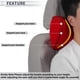 thumbnail image 2 of Almohada para reposacabezas del automóvil Unique Bargains, soporte para cuello ergonómico y cómodo, poliéster y espuma de memoria, ancho ajustable, rojo, 1 Pcs para conducción y viajes, 2 of 7