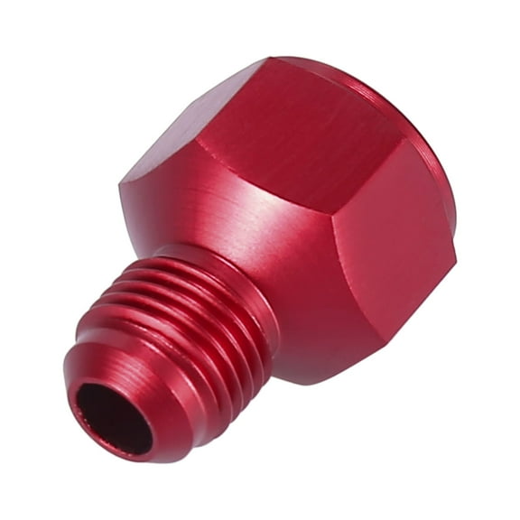 Car Female AN8 8AN to Male AN6 6AN Flare Hose Reducer Fuel Line Fitting Adapter Fuel Oil Cooler Bulkhead Adapter Red