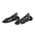 thumbnail image 6 of 13" Metal Black Replica Medieval Armor Gloves, by DecMode (2 Count), 6 of 8