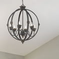 thumbnail image 4 of Jules 6-Light Chandelier in Antique Black Iron, 4 of 8