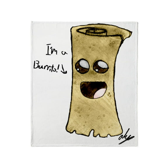 CafePress - C Burrito Throw Blanket - Soft Fleece Throw Blanket, 50"x60" for All Ages