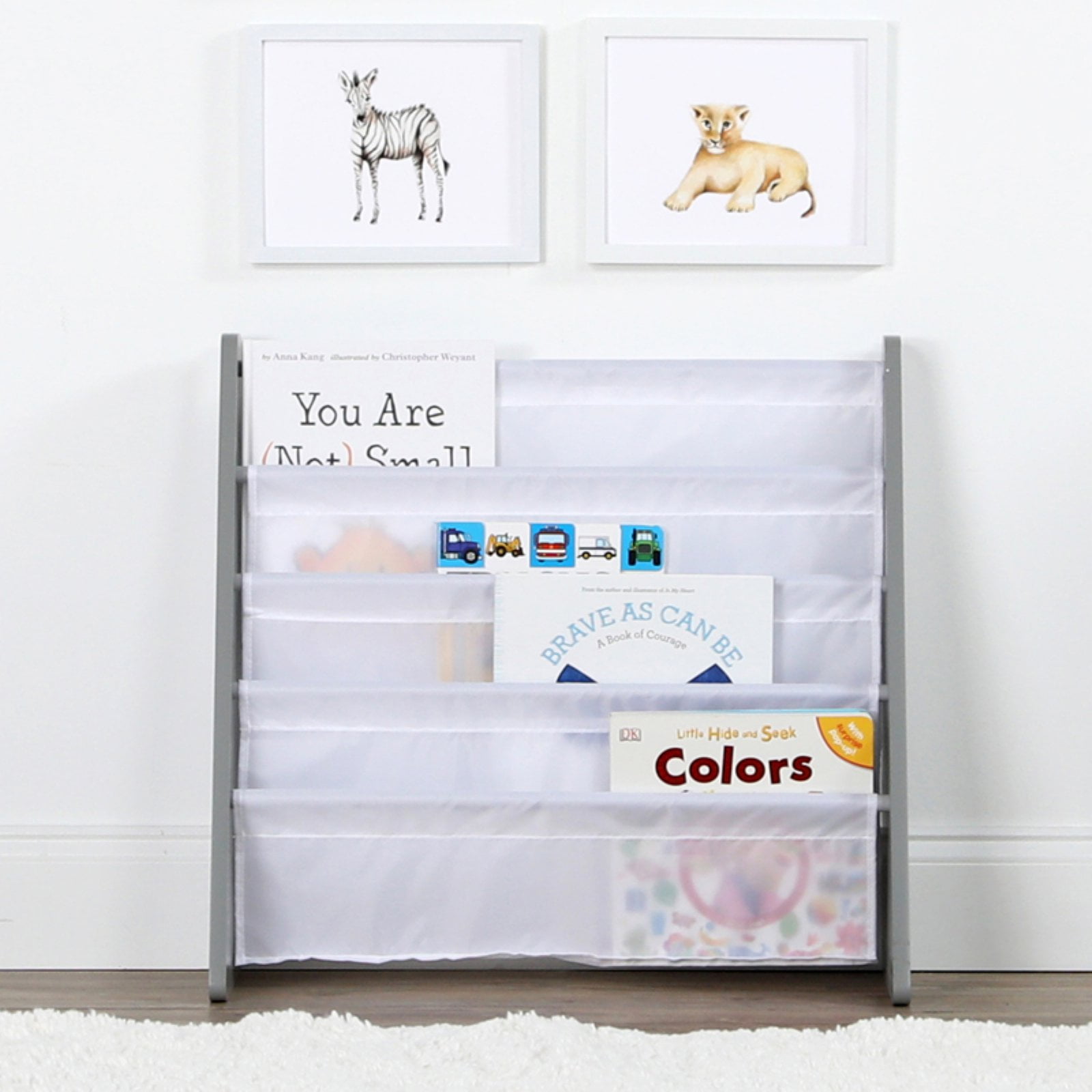 Tot Tutors Inspire Kids Book Rack Storage Bookshelf - Walmart.com