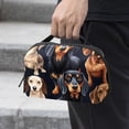 thumbnail image 2 of Dachshund Travel Electronic Organizer Case with Oxford Waterproof Material, 5.9x9.44x3.14 in, Charger Organizer, Charger Pouch, Travel Cord Organizer Case Small, Mobile Charger Pouch, 2 of 6