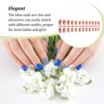 thumbnail image 4 of Soidarity Nail Art Delicado Extraíble Puntas Artificiales Extensión Uñas Moda Envolturas Herramientas de Manicura Decoración para Niñas Arte de uñas tipo 4 Soidarity CE012300-04B, 4 of 6
