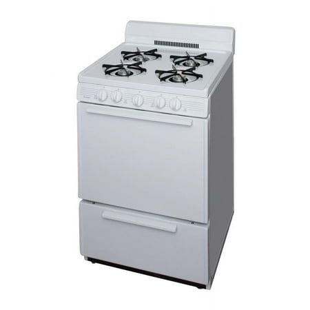 Premier - 24" Freestanding Gas Range - White