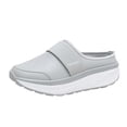 thumbnail image 2 of Zapatillas de cuña para mujer Wmkox8yii Otoño Nuevo Estilo Moda diaria cabeza redonda color PU Talla 37, 2 of 9