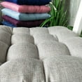 thumbnail image 5 of Shredded Memory Foam Chair Cushion, 16" x 14.5", White Flannel, Single, 5 of 8
