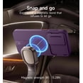 thumbnail image 3 of SURITCH for Samsung Galaxy A37 / A36 Phone Case, Magnetic Protective Cover with Camera Cover and Adjustable Metal Kickstand, Purple, 3 of 7