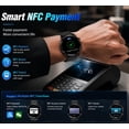 thumbnail image 6 of Bluetooth Call Smartwatch with NFC Payment, 24/7 Heart Rate Monitoring & IP67 Waterproof - 1.45" HD Screen, 100+ Songs Storage, 5 Customizable Dials, 6 of 7
