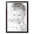 thumbnail image 2 of ArtToFrames 17x25 inch Black with Sliver slope Picture Frame, Black Wood Poster Frame (4984), 2 of 7