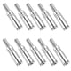 thumbnail image 1 of Uxcell 10 Pcs 1/8" Conector de audio hembra TS, Adaptador de conector jack estéreo de 3.5mm, Conector de cable de soldadura para altavoz, micrófono, guitarra (Tono plateado), 1 of 6