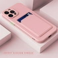 thumbnail image 3 of Luxury Soft Silicone Wallet Case Funda For iPhone 15 14 11 13 12 Pro Max Plus Card Holder Slot Back Cover Protective Accessories, 3 of 5