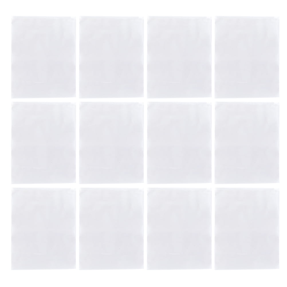 FESTFENDS 12Pcs Portable Travel Shoe Bags Transparent Plastic Moisture Free Storage for Frequent Travelers