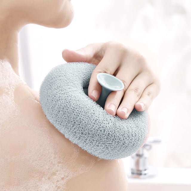 Esponjas de Baño Perfecl Esponja Vegetal Ergonómica Bola de Ducha 12 cm x 12 cm