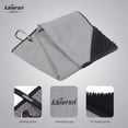 thumbnail image 3 of Golf Towel With Brush 40x60cm Portable Microfiber Fabric Waffle Pattern 6-Color Options WHITE, 3 of 6