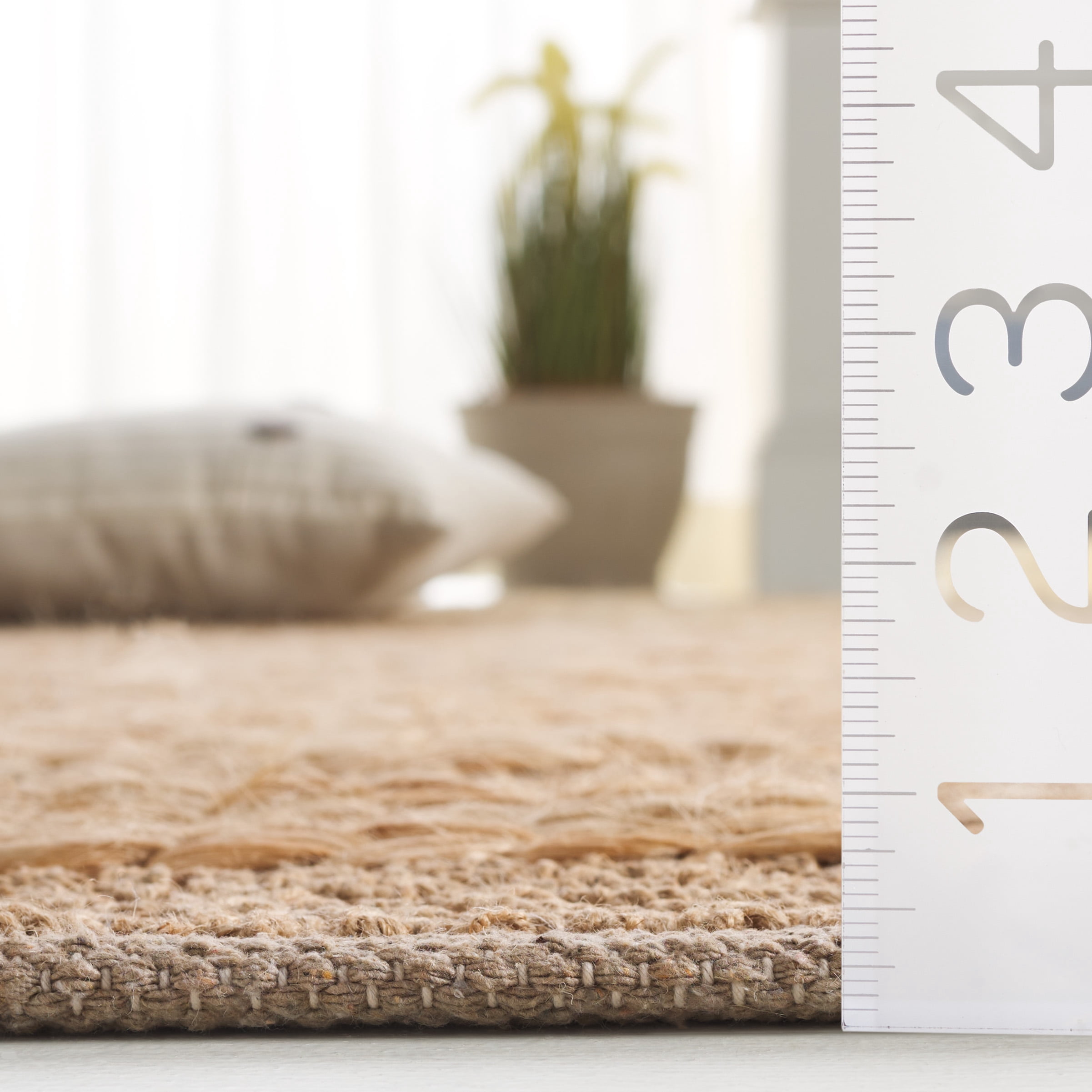 SAFAVIEH Natural Fiber Keegan Bordered Area Rug, Natural, 6' x 9'