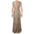 thumbnail image 4 of Lauren Ralph Lauren Womens Oswalda Sequined Cap Sleeve Evening Dress, 4 of 4