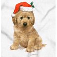 thumbnail image 2 of Christmas Golden Retriever Puppy Women's Graphic T Shirt Tees Brisco Brands S, 2 of 5