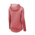 thumbnail image 4 of Sport-Tek Women's PosiCharge Sport-Wick Heather Fleece Hooded Pullover. LST264, 4 of 4