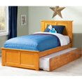 thumbnail image 2 of Atlantic Furniture Madison Lit Simple avec Gigogne en Latte Caramel, 2 of 10