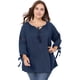 thumbnail image 1 of BluTop Cuello Redondo Mangas Raglán TalExtPaMujer Azul marino 3XL, 1 of 7