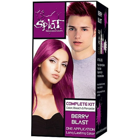 Splat® Berry Blast, Rebellious Color Kit, Semi-Permanent Hair Dye