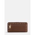 thumbnail image 2 of Scenario Women's Slim Studded Wallet, Autumn Brown, 2 of 4