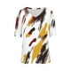 thumbnail image 5 of Camisetas Casuales de Manga Corta Plisada de la Moda de las Mujeres, Camiseta Cómoda de Poliéster para las Mujeres, Blusa de Primavera de Verano Lavado a Mano, 5 of 5