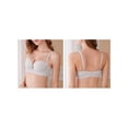 thumbnail image 4 of INSPIRE CHIC Women's Solid ColorClear Invisible Adjustable Bra Shoulder Straps Black-3, 4 of 4