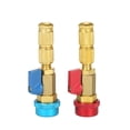 thumbnail image 1 of 2 Pcs Climatiseur R134A Valve Core Rapide Remover Installer Haute Basse Pression Outil, 1 of 7