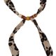 thumbnail image 3 of Ofertas Únicas 1 Pcs Collarbone Necklace Leopardo Impresión Beige Marrón, 3 of 5
