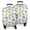 White Cartoon Colorful-2, variant on White Cartoon Colorful Dinosaurs Pattern Luggage Cover Fashion Suitcase Cover Baggage Covers Fit 25-28 Inch Luggage (Go Travel)