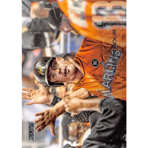 Collectible 2018 Stadium Club #13 Justin Bour Marlins MLB Baseball Trading Card