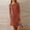 *Coffee, variant on ClodeEU Women's Mini Dresses, 2025 Button Shirt Dress, Long Sleeve Round Neck Dressy with Pockets Black,Womens Plus XL